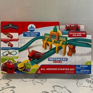 Chuggington All Aboard Starter Set Motorized Series Touch And Go Wilson Train